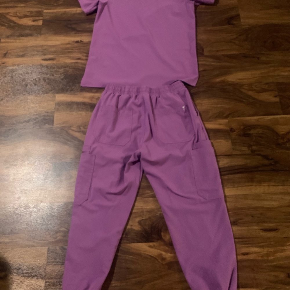 Purple Women's Scrub Set